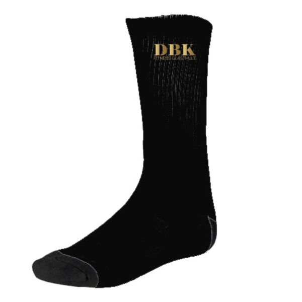 DBK  - (Black) Sublimation Sports Socks For Men Thumbnail